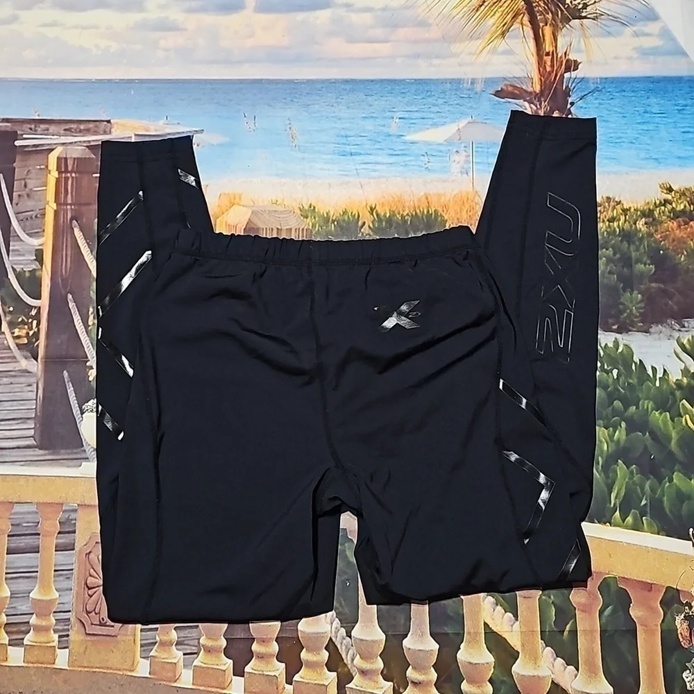 2XU Black‎ Workout Gym Leggings Size Large - Picture 5 of 5